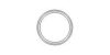 BMW 18111719370 Seal, exhaust pipe